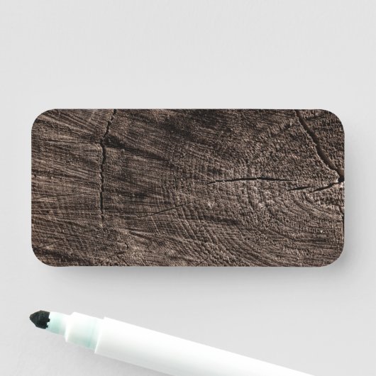 Tree Stump Namensschild (Beispiel)