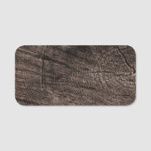 Tree Stump Namensschild (Vorderseite)