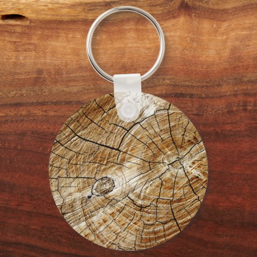 Tree Stump Schlüsselanhänger (Vorderseite)