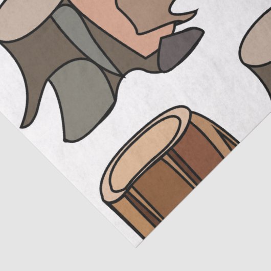 Tree Stump Seidenpapier (Detail)