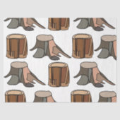 Tree Stump Seidenpapier (Vorderseite)