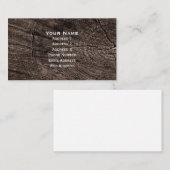 Tree Stump Visitenkarte (Vorne/Hinten)