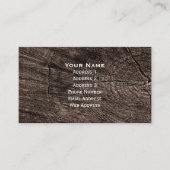 Tree Stump Visitenkarte (Vorderseite)