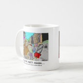 Tree Stump Vs Chainsaw Funny Mugs Cards Geschenke Kaffeetasse (Vorderseite Links)