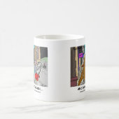 Tree Stump Vs Chainsaw Funny Mugs Cards Geschenke Kaffeetasse (Mittel)