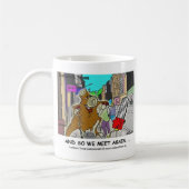 Tree Stump Vs Chainsaw Funny Mugs Cards Geschenke Kaffeetasse (Links)