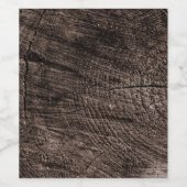 Tree Stump Weinetikett (Einzelnes Label)