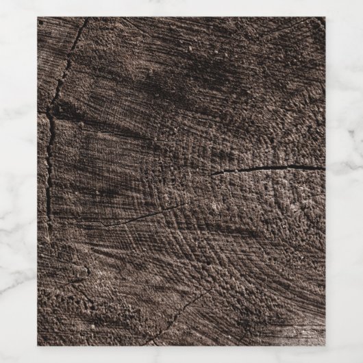 Tree Stump Weinetikett (Einzelnes Label)