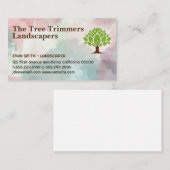 Tree Stylized | Gartenlandschaften Visitenkarte (Vorne/Hinten)