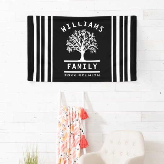Tree Summer Vacation Road Trip Family Wiedersehen Banner (Insitu)
