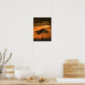 Tree Sunams Poster Sunset (Küche)