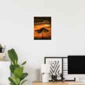 Tree Sunams Poster Sunset (Heimbüro)
