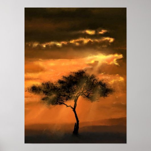 Tree Sunams Poster Sunset (Vorne)