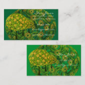 Tree SunFlowers Business Visitenkarte (Vorne/Hinten)