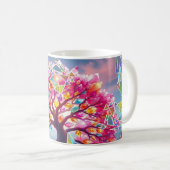 Tree Sunrise Kaffeetasse (VorderseiteRechts)