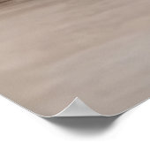 Tree Sunset Glow Poster (Ecke)
