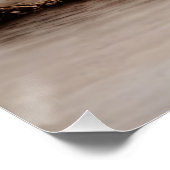 Tree Sunset Glow Poster (Ecke)