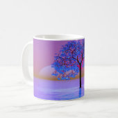Tree Sunset Kaffeetasse (Vorderseite Links)
