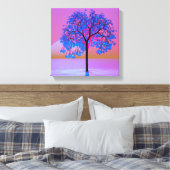 Tree Sunset Leinwanddruck (Insitu (Schlafzimmer))
