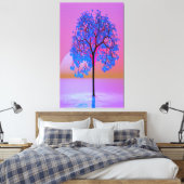 Tree Sunset Leinwanddruck (Insitu (Schlafzimmer))