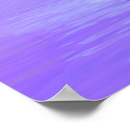 Tree Sunset Poster (Ecke)
