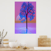 Tree Sunset Poster (Küche)