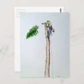 Tree Surgeon Arborist at work present Postkarte (Vorne/Hinten)