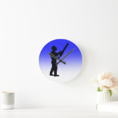 Tree Surgeon Arborist at work present Runde Wanduhr (Zuhause)