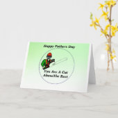 Tree Surgeon Arborist Chainsaw fathers Day Card. Karte (Gelbe Blume)