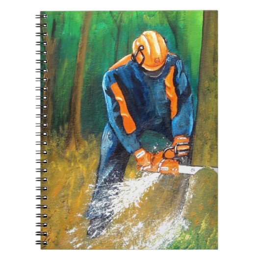 Tree Surgeon Arborist christmas present Birthday Notizblock (Vorderseite)