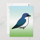 Tree Swallow Postkarte (Vorne/Hinten)