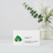Tree-Symbol Visitenkarte (Stehend Vorderseite)