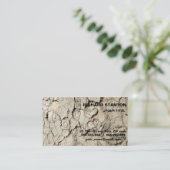 Tree Taroks Bark Pattern Business Visitenkarte (Stehend Vorderseite)