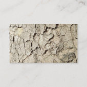 Tree Taroks Bark Pattern Business Visitenkarte (Rückseite)