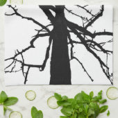 Tree Top Abstrakt Handtuch (Gefaltet)