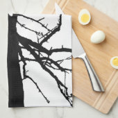 Tree Top Abstrakt Handtuch (Viertel Falte)