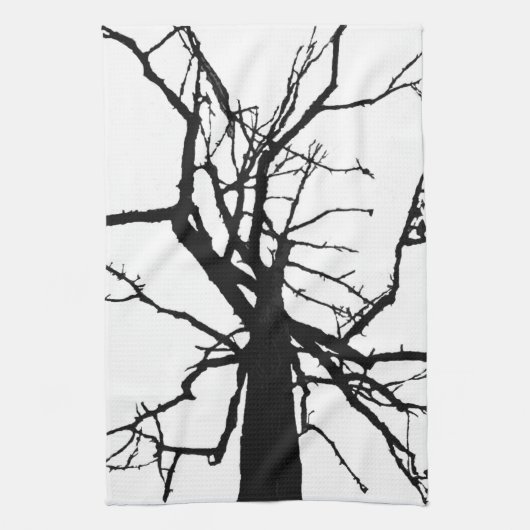 Tree Top Abstrakt Handtuch (Vertikal)