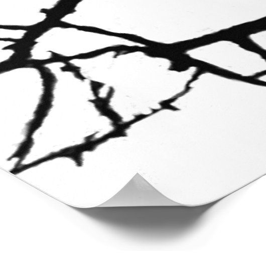 Tree Top Abstrakt Poster (Ecke)