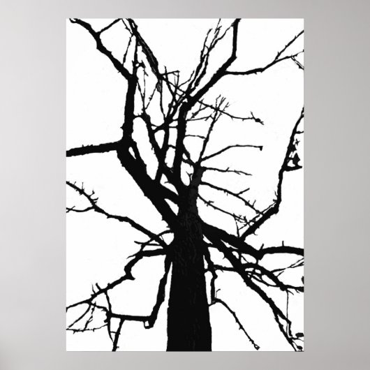 Tree Top Abstrakt Poster (Vorne)