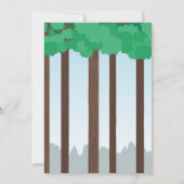 Tree Top Birthday Adventure Park Außenanlagen Einladung (Rückseite)