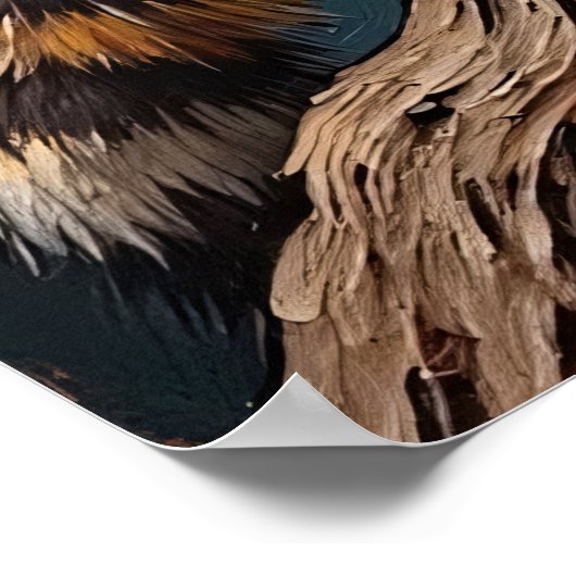 Tree Top Explorer: Raccoon's Climb Poster (Ecke)