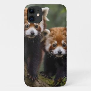 "Tree-top-Explorers: Baby Red Pandas mit Blick auf Case-Mate iPhone Hülle