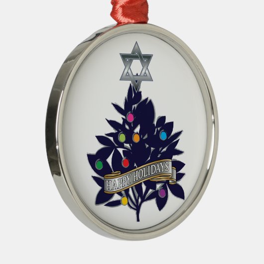 Tree Top Star von David Silbernes Ornament (Rechts)