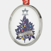 Tree Top Star von David Silbernes Ornament (Links)