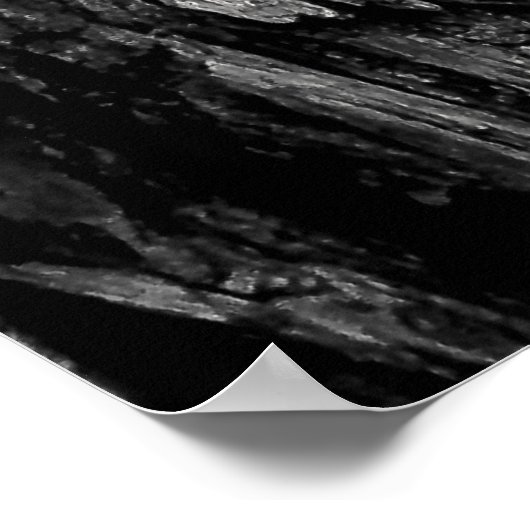 Tree tree bark tribe wood poster (Ecke)