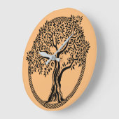 tree-tree-of-life-frame-spiritual große wanduhr (Winkel)