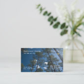 Tree Trimmer Business Card Visitenkarte (Stehend Vorderseite)