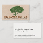 Tree Trimmer Specialist Visitenkarte (Vorne/Hinten)