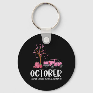 Tree Truck Oktober Brustkrebs Aufklärungsmonat G Schlüsselanhänger