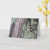 Tree Trunk 2 Karte (Gelbe Blume)